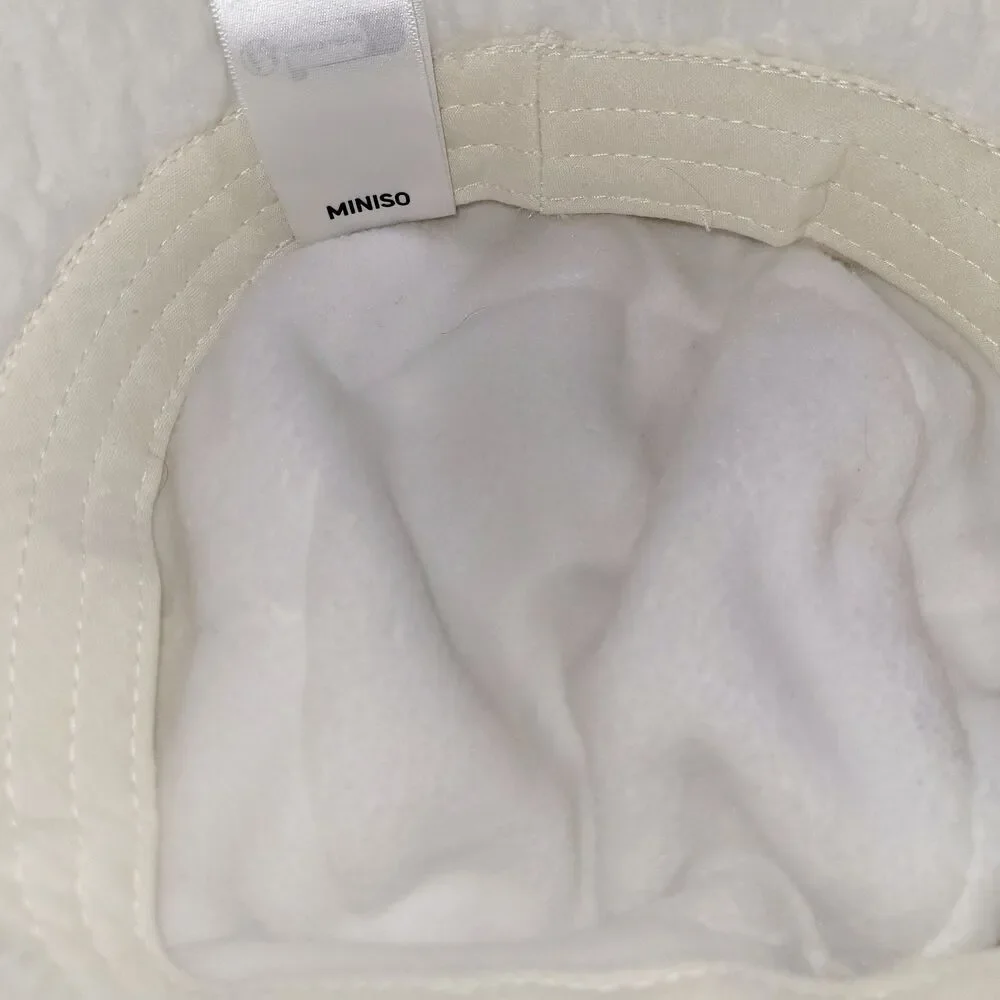 Harry Potter Hedwig Sherpa Bucket Hat By Miniso Wizarding World Adult ONE SIZE - Picture 8 of 8